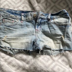 PINK JEAN SHORT